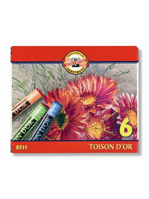 Porkréta, KOH-I-NOOR "Toison 8511/6", 6 különböző szín (TKOH8511)