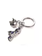 Kulcstartó, 2 charm dísszel, SWAROVSKI® kristályokkal, TROIKA "Key cruising" (TROKR1323CH)