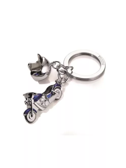 Kulcstartó, 2 charm dísszel, SWAROVSKI® kristályokkal, TROIKA "Key cruising" (TROKR1323CH)