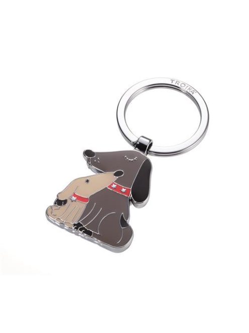 Kulcstartó, TROIKA "Dog&Doggy" (TROKR1805BR)