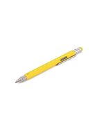 Golyóstoll, multifunkciós, érintővel, TROIKA, "Construction", sárga (TROPIP20YE)