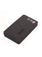 Dokumentumtároló, utazáshoz, RFID védelemmel, golyóstollal, TROIKA "Cargosafe", sötétszürke (TROTRV90DG)