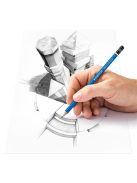 Grafitceruza készlet, fém doboz, hatszögletű, STAEDTLER "Mars Lumograph 100", 12 különböző keménység (TS100G12S)