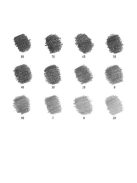 Grafitceruza készlet, fém doboz, hatszögletű, STAEDTLER "Mars Lumograph 100", 12 különböző keménység (TS100G12S)