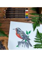 Jelölőceruza készlet, mindenre író, vízálló (glasochrom), STAEDTLER "Lumocolor 108 20", 6 különböző szín (TS10820BK6C)