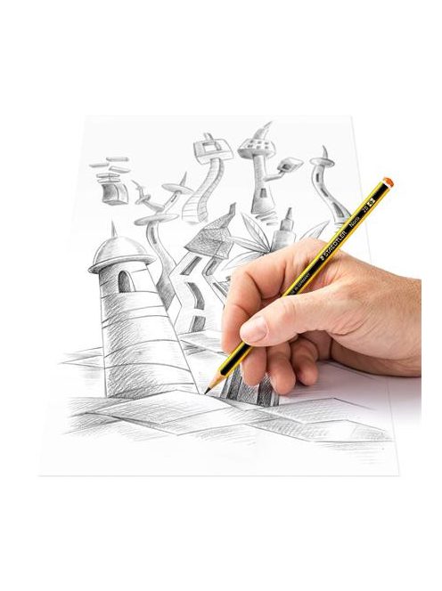 Grafitceruza, 2B, hatszögletű, STAEDTLER "Noris 120" (TS1200)