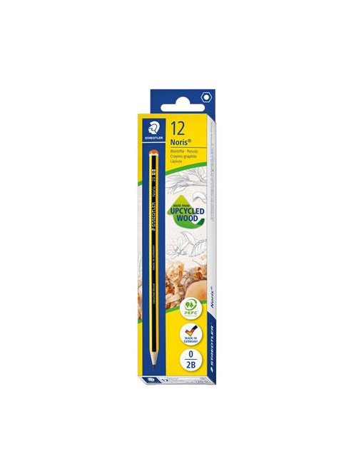 Grafitceruza, 2B, hatszögletű, STAEDTLER "Noris 120" (TS1200)