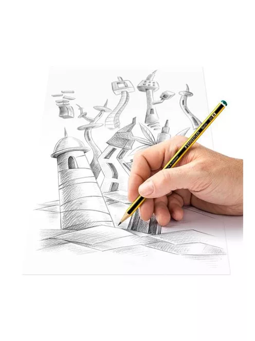 Grafitceruza, 2H, hatszögletű, STAEDTLER "Noris 120" (TS1204)