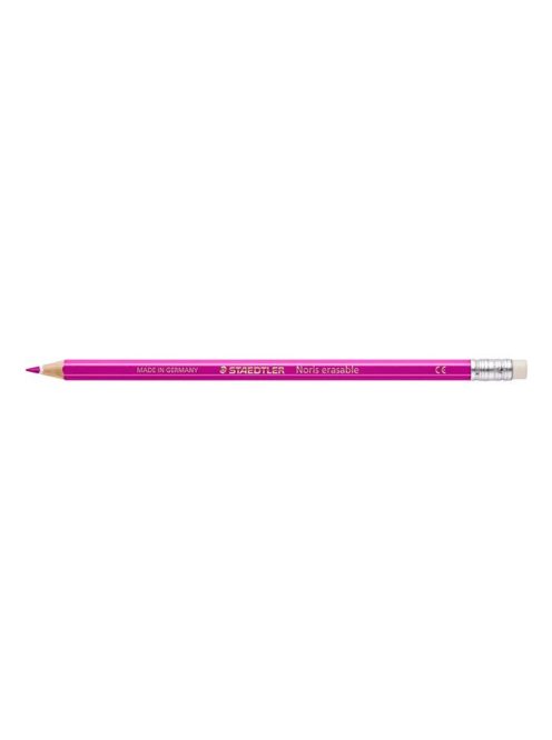 Színes ceruza készlet radírral, hatszögletű, STAEDTLER "Noris Club", 12 különböző szín (TS14450NC12)