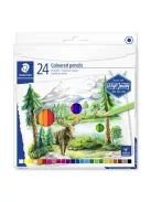 Színes ceruza készlet, hatszögletű, STAEDTLER "146 C", 24 különböző szín (TS146CC24)