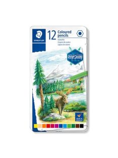   Színes ceruza készlet, hatszögletű, STAEDTLER® "146M", 12 különböző metál szín (TS146MC12)