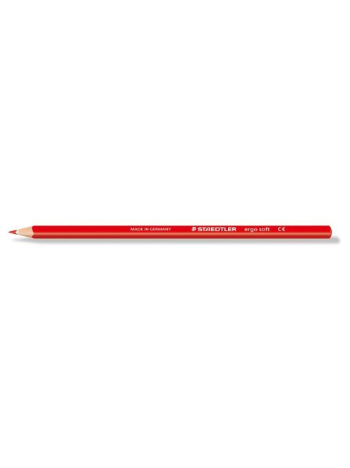 Színes ceruza, háromszögletű, STAEDTLER "Ergo Soft 157", piros (TS1572)