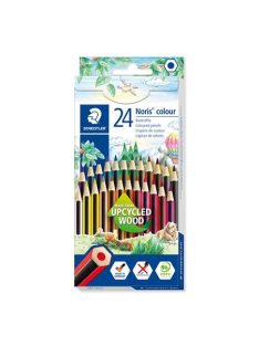   Színes ceruza készlet, hatszögletű, STAEDTLER "Noris Colour 185", 24 különböző szín (TS185CD2402)