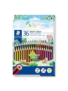   Színes ceruza készlet, hatszögletű, STAEDTLER "Noris Colour 185", 36 különböző szín (TS185CD36)