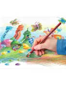 Színes ceruza készlet, háromszögletű, STAEDTLER "Noris Colour 187", 24 különböző szín (TS187C24)