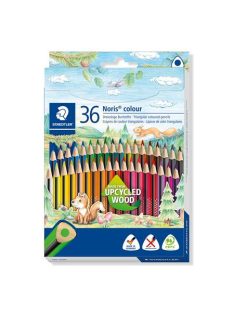   Színes ceruza készlet, háromszögletű, STAEDTLER "Noris Colour 187", 36 különböző szín (TS187CD36)