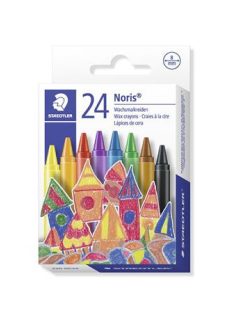   Zsírkréta, STAEDTLER "Noris 220", 24 különböző szín (TS220NC24)