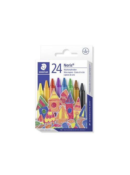 Zsírkréta, STAEDTLER "Noris 220", 24 különböző szín (TS220NC24)
