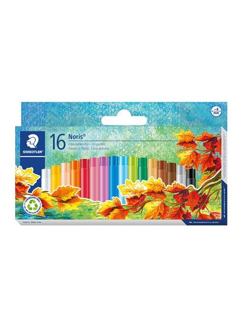 Olajpasztell kréta, STAEDTLER "Noris 241", 16 különböző szín (TS241NC16)
