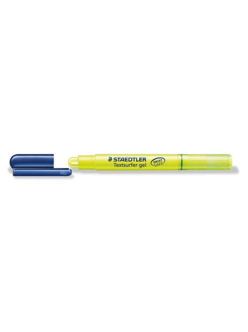 Szövegkiemelő, 3 mm, zselés, STAEDTLER "Textsurfer Gel 264", sárga (TS2641)