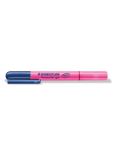 Szövegkiemelő, 3 mm, zselés, STAEDTLER "Textsurfer Gel 264", rózsaszín (TS26423)