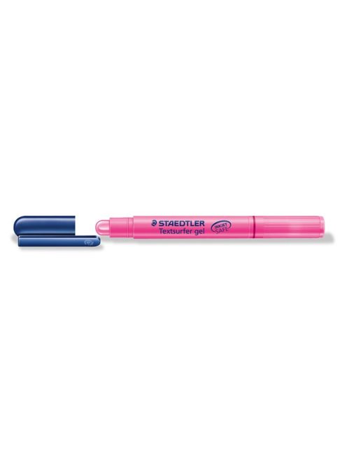 Szövegkiemelő, 3 mm, zselés, STAEDTLER "Textsurfer Gel 264", rózsaszín (TS26423)