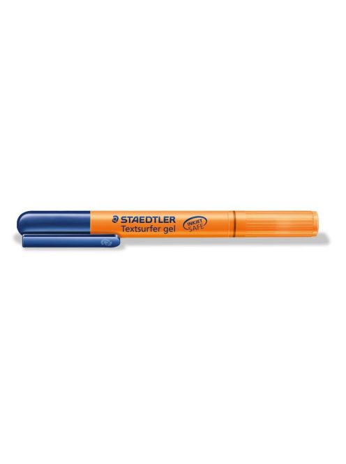 Szövegkiemelő, 3 mm, zselés, STAEDTLER "Textsurfer Gel 264", narancssárga (TS2644)