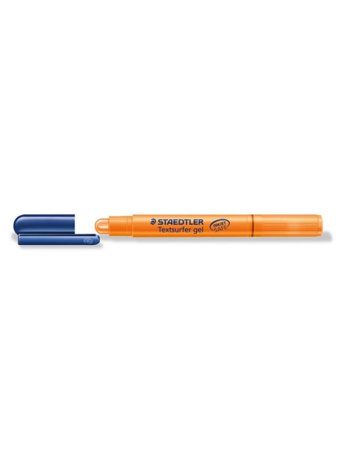 Szövegkiemelő, 3 mm, zselés, STAEDTLER "Textsurfer Gel 264", narancssárga (TS2644)