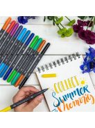 Ecsetirón készlet, 0,5-0,8/1,0-6,0 mm, kétvégű, STAEDTLER "3001", 36 szín (TS3001TB36)