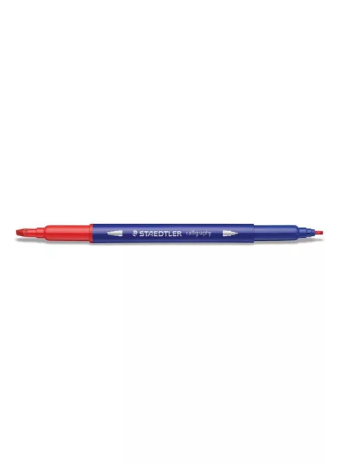 Kalligrafikus marker készlet, 2,0/3,5 mm, kétvégű, STAEDTLER "3005", 24 szín (TS3005TB24)