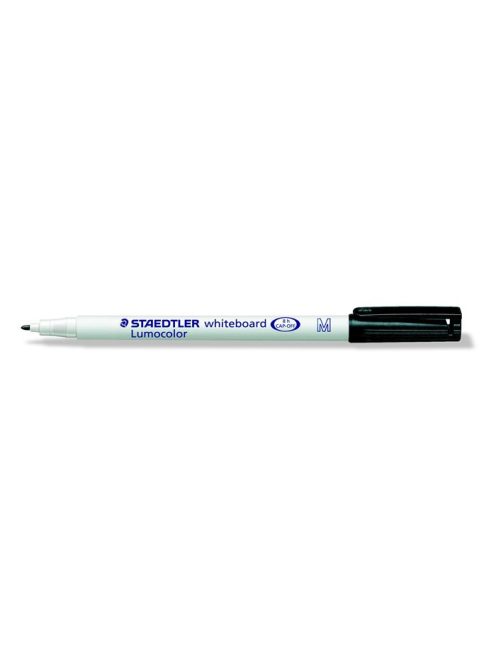 Táblamarker, 1 mm, M, kúpos, STAEDTLER "Lumocolor 301", fekete (TS3019)