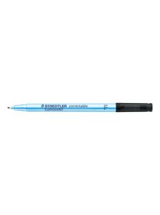   Alkoholmentes marker, OHP, 0,6 mm, STAEDTLER "Lumocolor® 305 F", fekete (TS305F9)