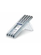 Tusfilc készlet, STAEDTLER "Pigment Liner 308", fekete (TS308WP4)