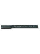 Alkoholos marker, OHP, 0,4 mm, STAEDTLER "Lumocolor® 313 S", fekete (TS3139)