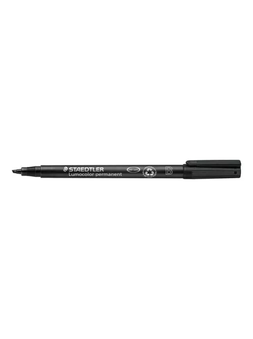 Alkoholos marker, OHP, 1-2,5 mm, STAEDTLER "Lumocolor® 314 B", fekete (TS3149)