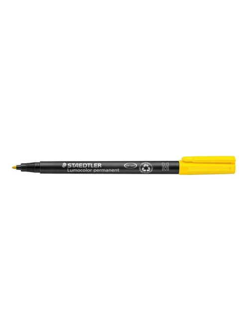Alkoholos marker, OHP, 1 mm, STAEDTLER "Lumocolor® 317 M", sárga (TS3171)