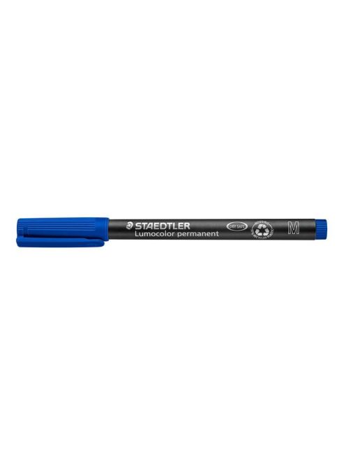 Alkoholos marker, OHP, 1 mm, STAEDTLER "Lumocolor® 317 M", kék (TS3173)