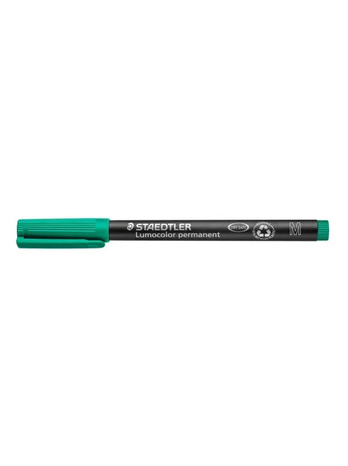 Alkoholos marker, OHP, 1 mm, STAEDTLER "Lumocolor® 317 M", zöld (TS3175)