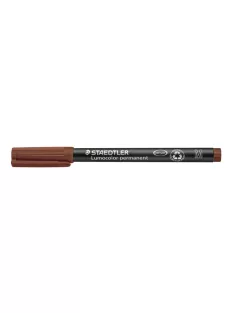   Alkoholos marker, OHP, 1 mm, STAEDTLER "Lumocolor® 317 M", barna (TS3177)