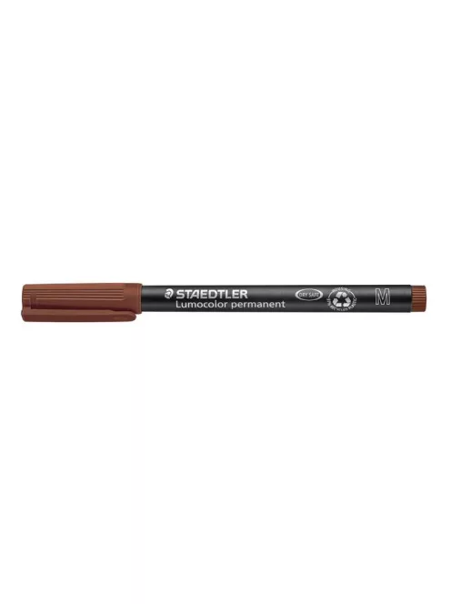 Alkoholos marker, OHP, 1 mm, STAEDTLER "Lumocolor® 317 M", barna (TS3177)