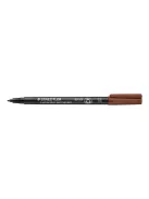 Alkoholos marker, OHP, 1 mm, STAEDTLER "Lumocolor® 317 M", barna (TS3177)