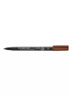   Alkoholos marker, OHP, 1 mm, STAEDTLER "Lumocolor® 317 M", barna (TS3177)