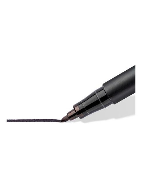 Alkoholos marker, OHP, 1 mm, STAEDTLER "Lumocolor® 317 M", fekete (TS3179)