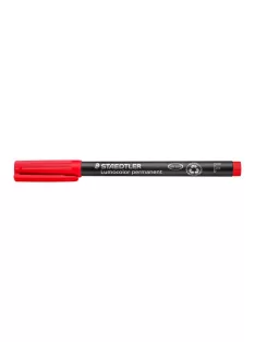   Alkoholos marker, OHP, 0,6 mm, STAEDTLER "Lumocolor® 318 F", piros (TS3182)
