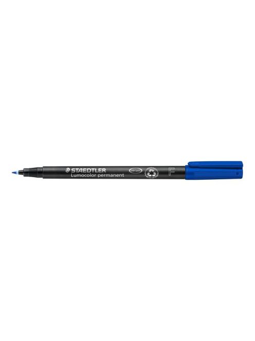 Alkoholos marker, OHP, 0,6 mm, STAEDTLER "Lumocolor® 318 F", kék (TS3183)