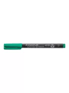 Alkoholos marker, OHP, 0,6 mm, STAEDTLER "Lumocolor® 318 F", zöld (TS3185)