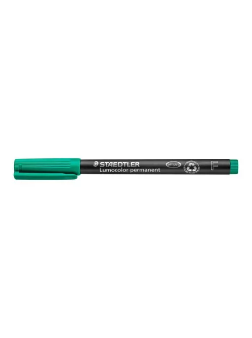 Alkoholos marker, OHP, 0,6 mm, STAEDTLER "Lumocolor® 318 F", zöld (TS3185)