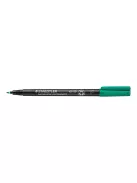 Alkoholos marker, OHP, 0,6 mm, STAEDTLER "Lumocolor® 318 F", zöld (TS3185)
