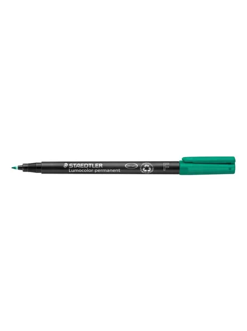 Alkoholos marker, OHP, 0,6 mm, STAEDTLER "Lumocolor® 318 F", zöld (TS3185)