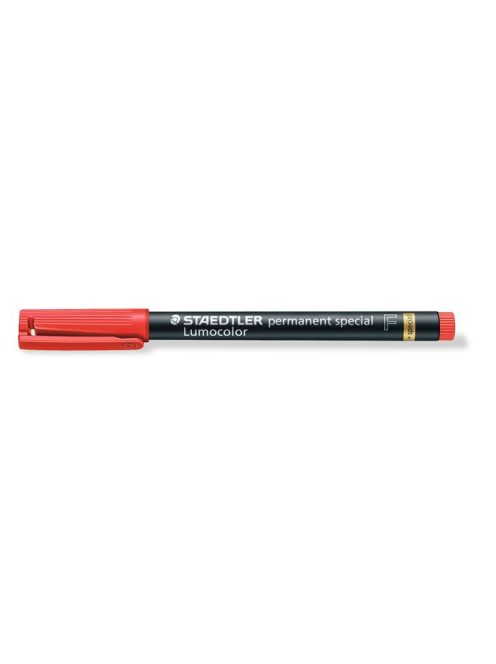 Alkoholos marker, 0,6 mm, STAEDTLER "Lumocolor® special 319 F", piros (TS319FP1)